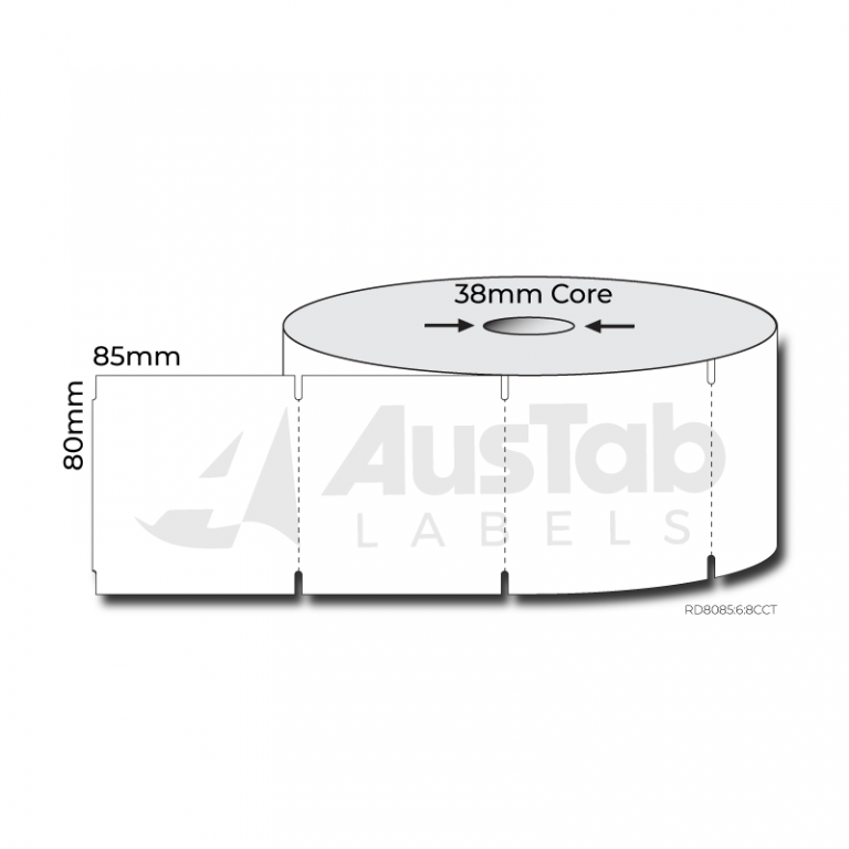 Coles Crate Tags - 80 x 85mm - White | Austab Labels